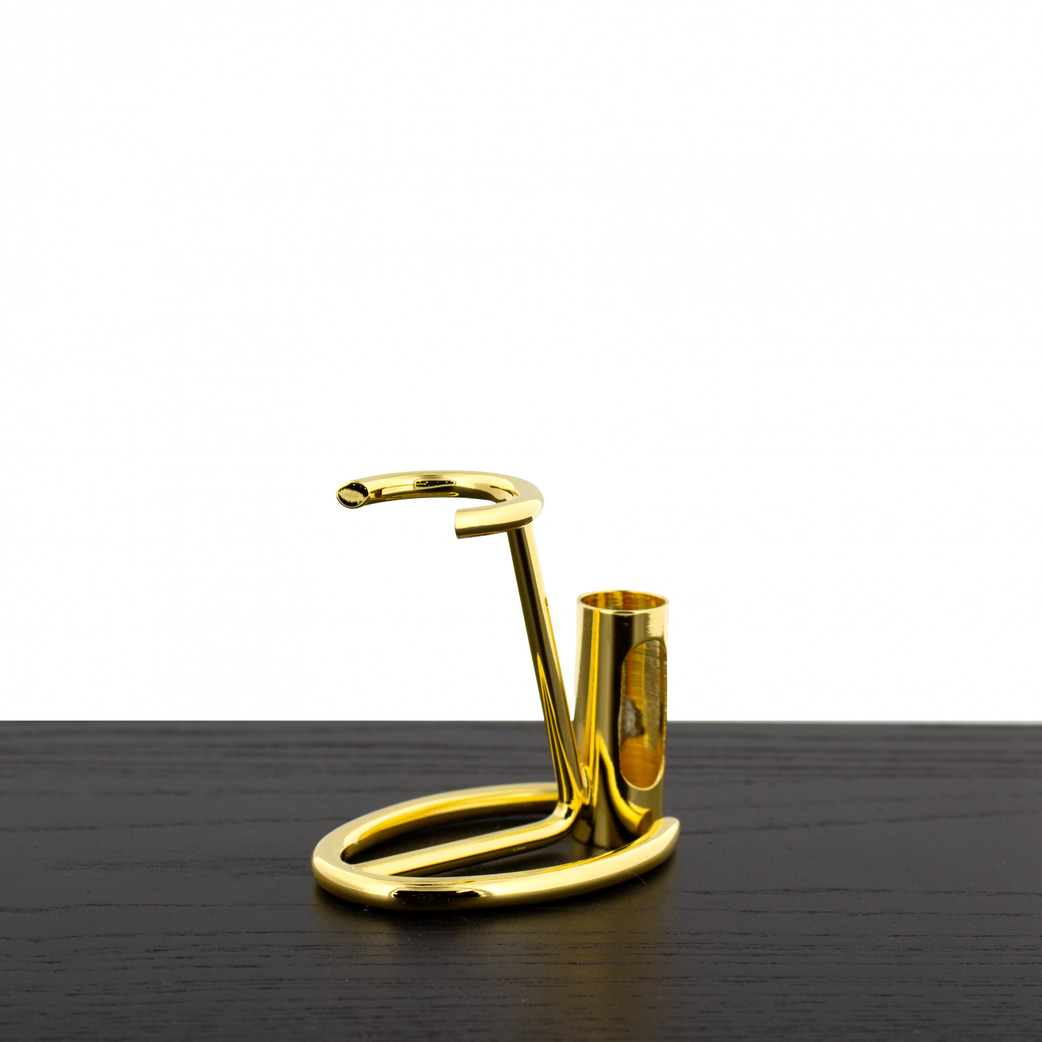 Product image 0 for Omega 27mm Gold Shaving Brush and Razor Stand
